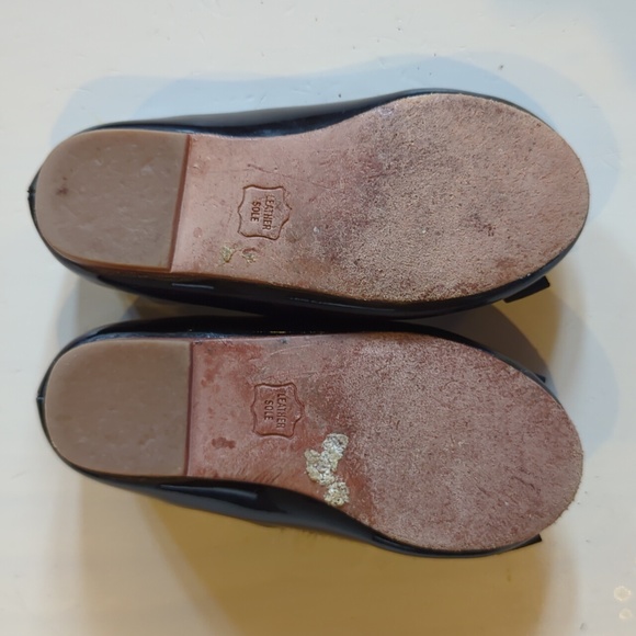 Janie and Jack Black Toddler Slippers 6 - Picture 3 of 4